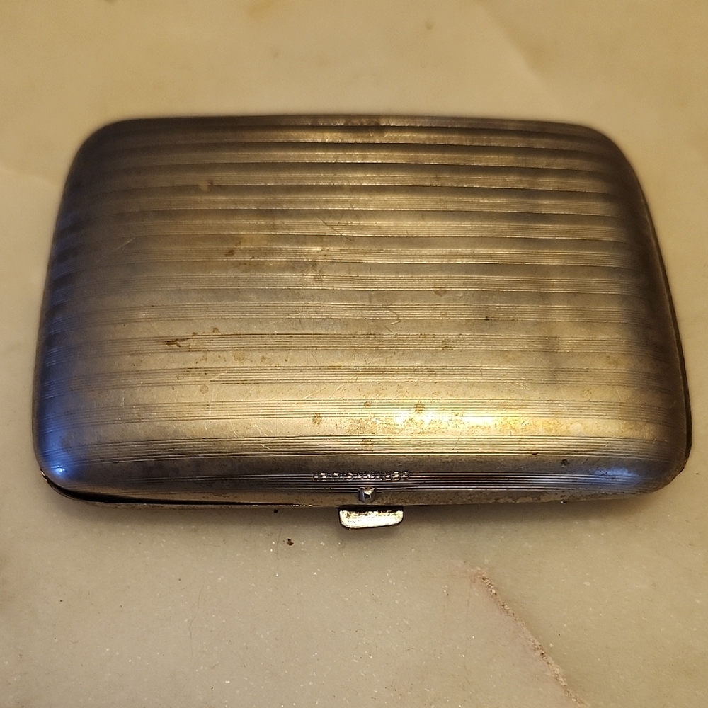 Vintage German Silver Cigarette Case